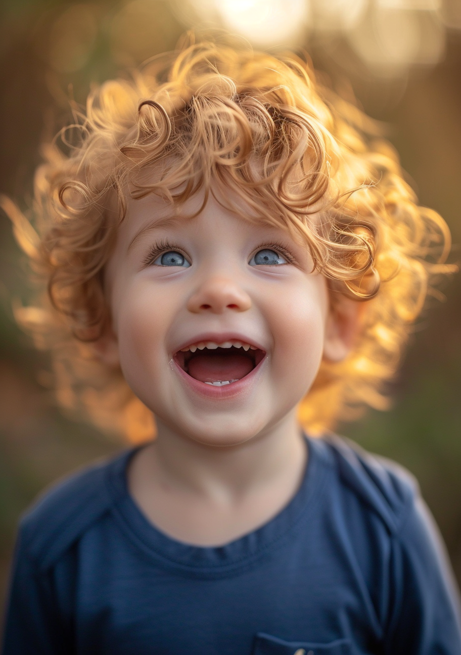 An excited little boy | Source: Midjourney