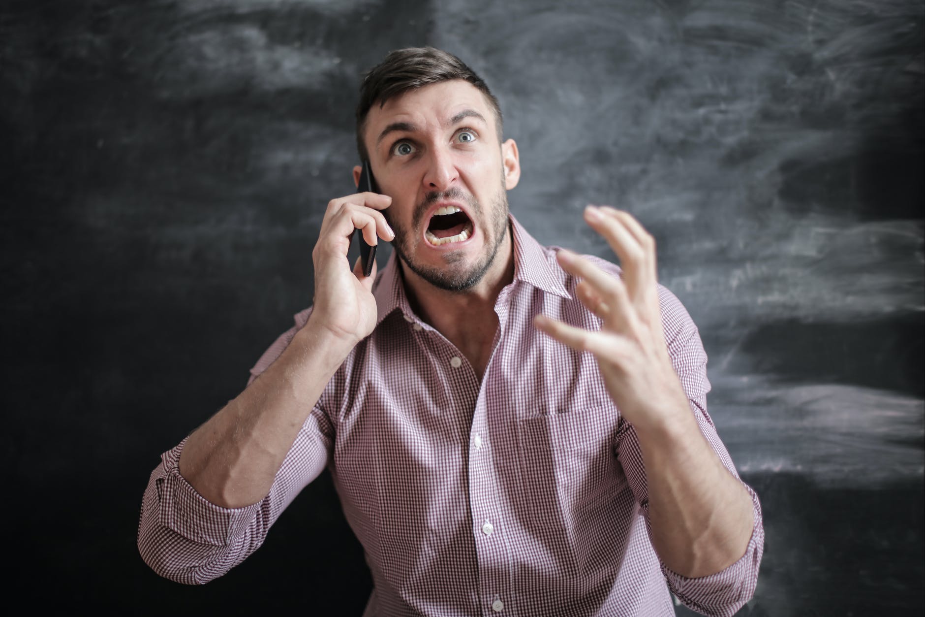 He started screaming through the phone. | Source: Pexels