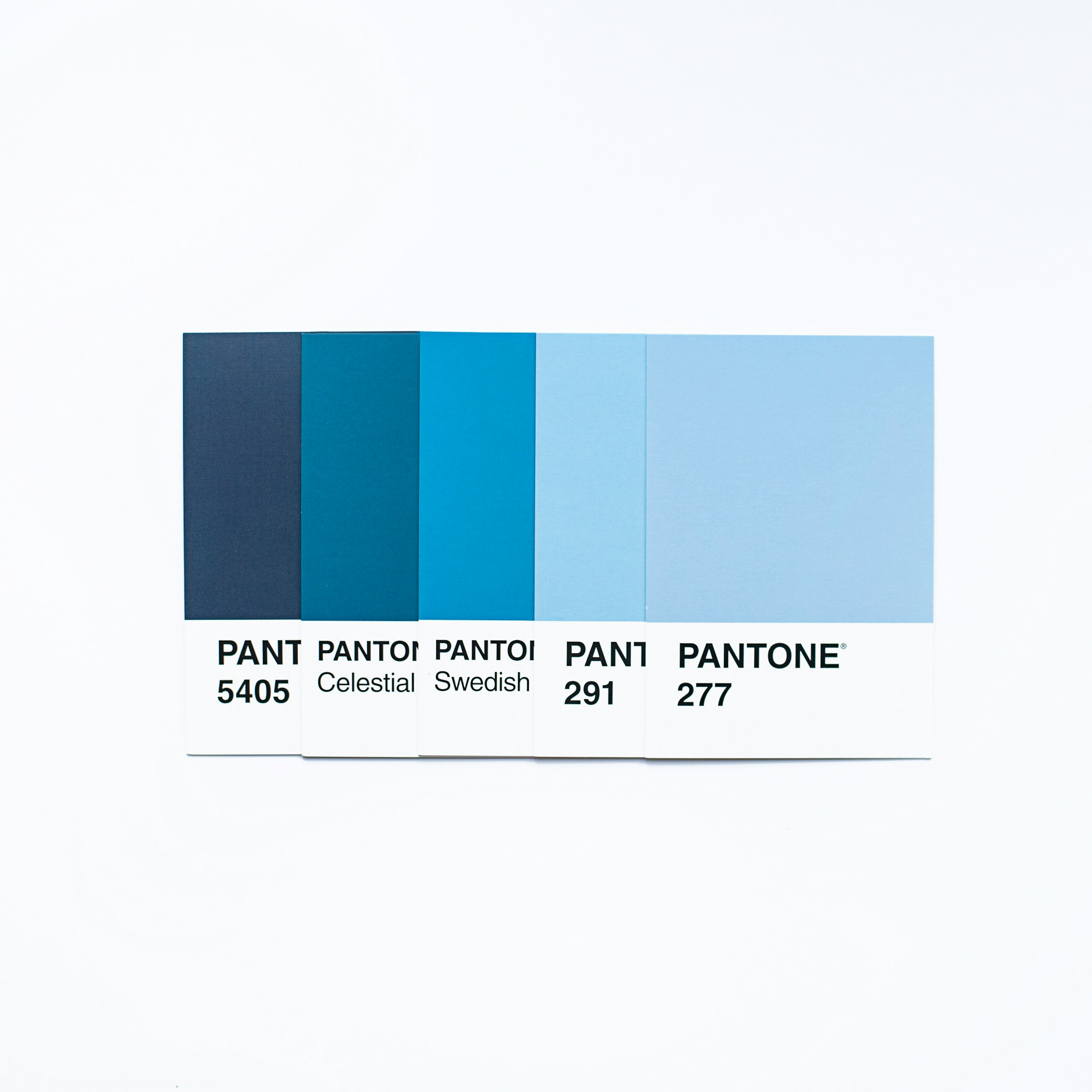 Blue paint swatches | Source: Unsplash