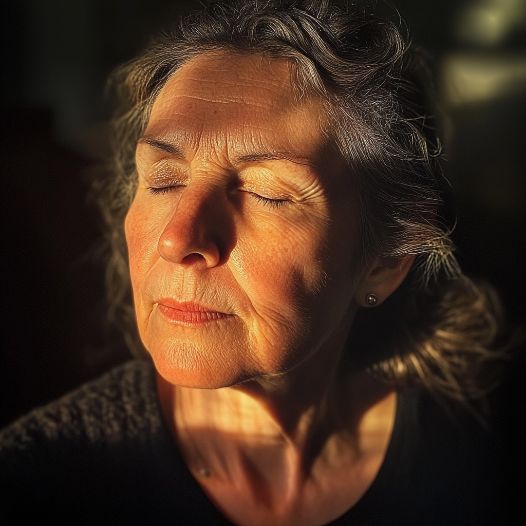 A close up of an older woman | Source: Midjourney