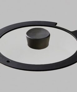 ダイヤモンドコートパンIH用 ガラス蓋20cm ブラック　H-IS-GL20