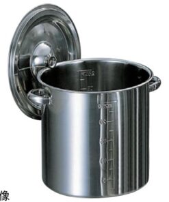 AG 18-8 目盛付 寸胴鍋 0.7L　10cm(手無)