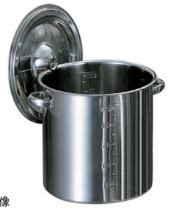 AG 18-8 目盛付 寸胴鍋 0.7L　10cm(手無)